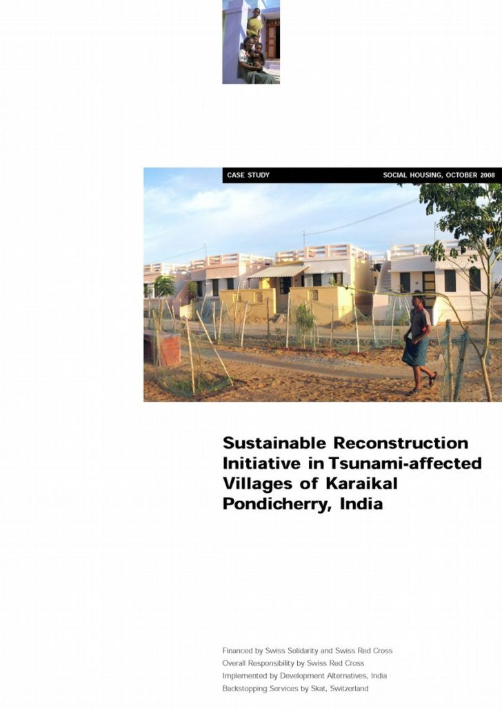 Book Cover: Sustainable Reconstruction Initiative in Tsunami-affected