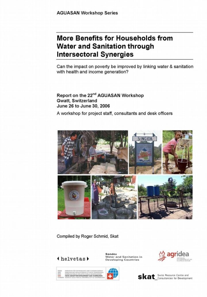 Book Cover: More Benefits for Households from Water and Sanitation through Intersectoral Synergies