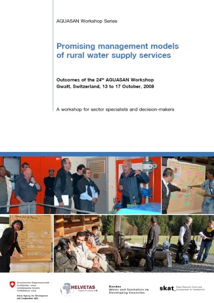 Book Cover: Promising management models of rural water supply services