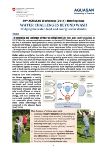 Book Cover: Water Challenges Beyond WASH