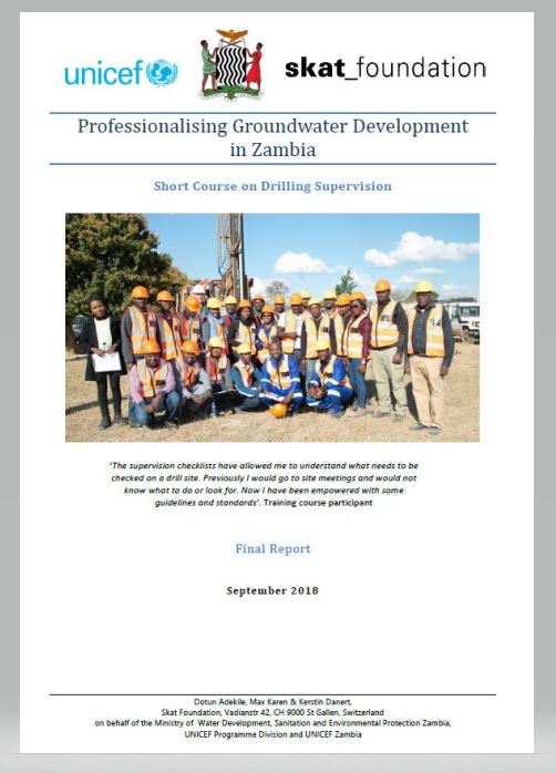 Book Cover: Professionalising Groundwater Development in Zambia
