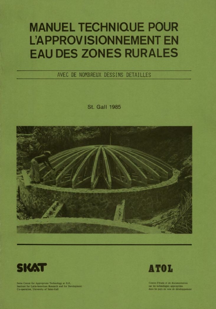 Book Cover: Manuel technique pour approvisionnement en eau des zones rurales