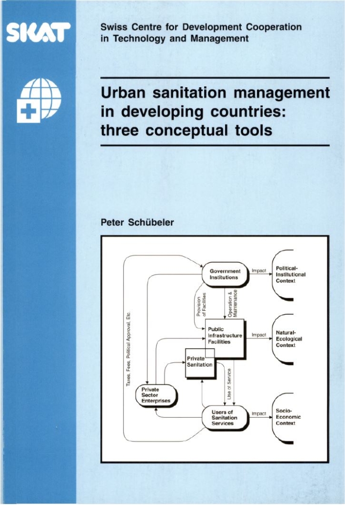 Book Cover: Urban Sanitation Management in Developing Countries: Three Conceptual Tools