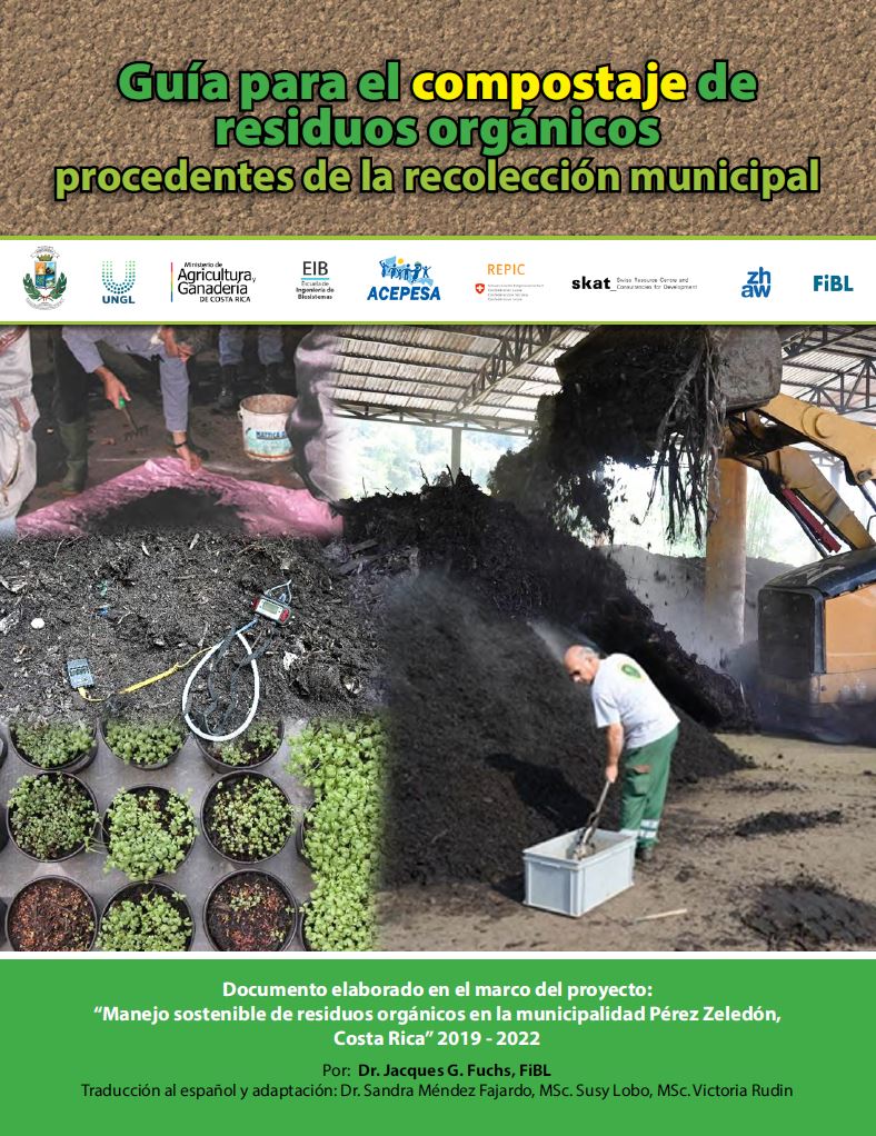 Book Cover: Guía para el compostaje de residuos orgánicos procedentes de la recolección municipal