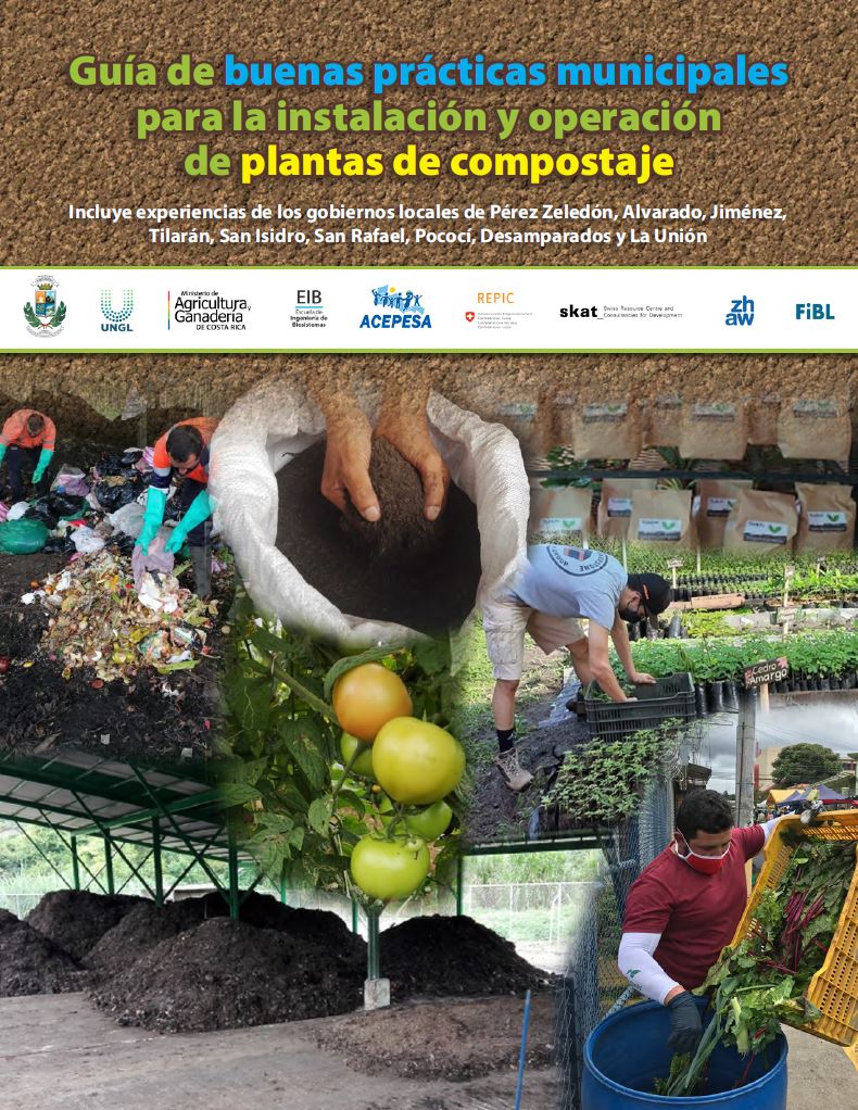 Book Cover: Guía de buenas prácticas municipals para la instalación y operación de plantas de compostaje